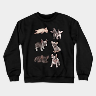 Frenchie puppies Crewneck Sweatshirt